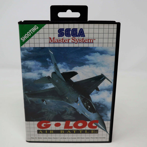 Vintage 1991 90s Sega Master System G-LOC Air Battle Cartridge Video Game Shooting Pal 1 Player