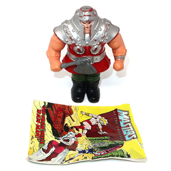 Vintage 1982 80s He-Man MOTU Masters Of The Universe Original Series Ram Man Action Figure Near Complete + Mini Comic