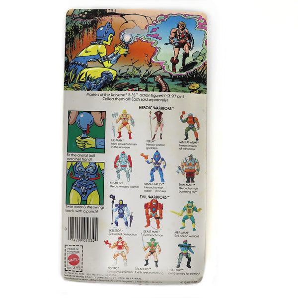 Vintage 1983 Mattel He-Man MOTU Masters Of The Universe Original Series Evil-Lyn Action Figure Carded MOC Rare