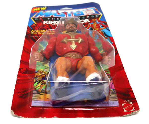 Vintage 1986 Mattel He-Man MOTU Masters Of The Universe Original Series King Randor Action Figure Carded MOC Rare