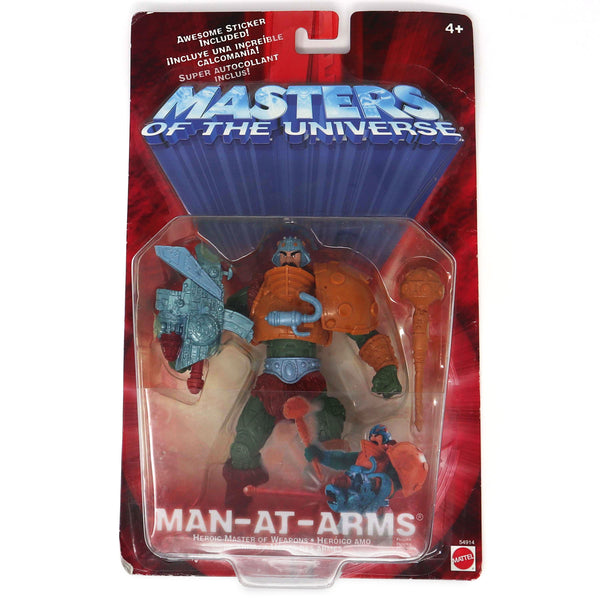 2002 Mattel He-Man MOTU Masters of the Universe Modern Series Man-At Arms Action Figure Carded MOC