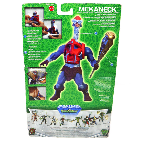 2003 Mattel He-Man MOTU Masters of the Universe vs The Snakemen Modern Series Mekaneck Action Figure Carded MOC
