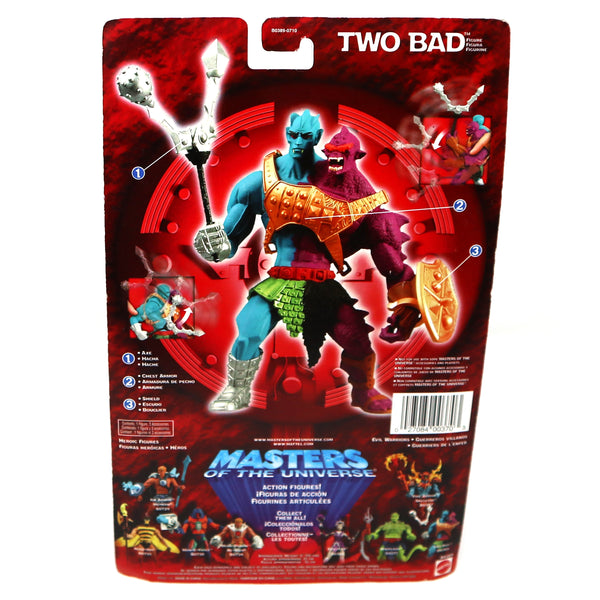 2003 Mattel He-Man MOTU Masters of the Universe Modern Series Two Bad Action Figure Carded MOC
