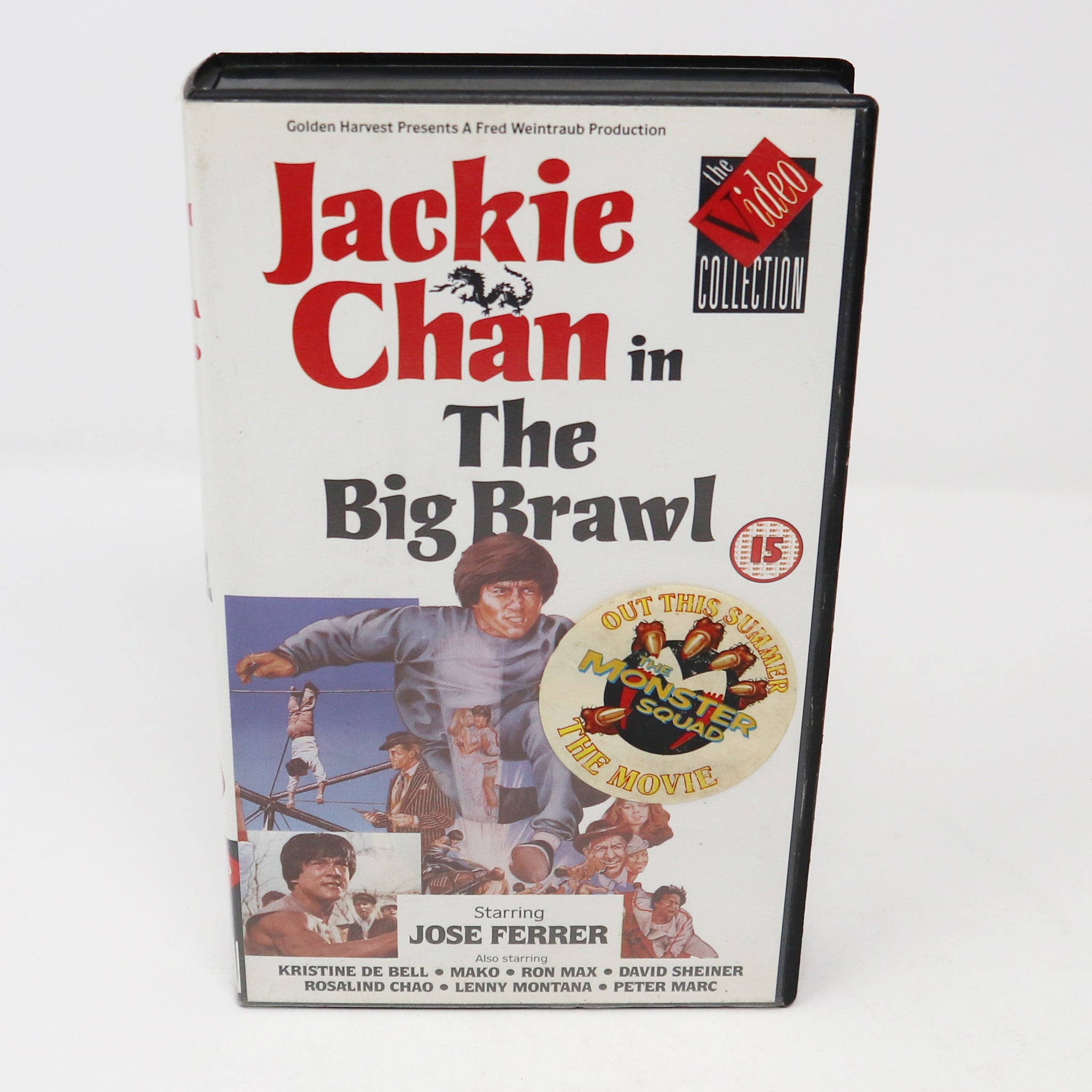 Vintage 1988 80s Golden Harvest Jackie Chan In The Big Brawl PAL VHS (Video Home System) Tape