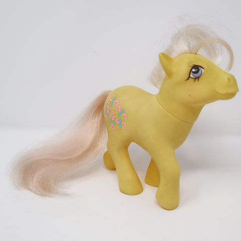 Vintage 1984 80s Hasbro My Little Pony (MLP) G1 Grooming Parlour / Pretty Parlour Kiss Curl Earth Pony