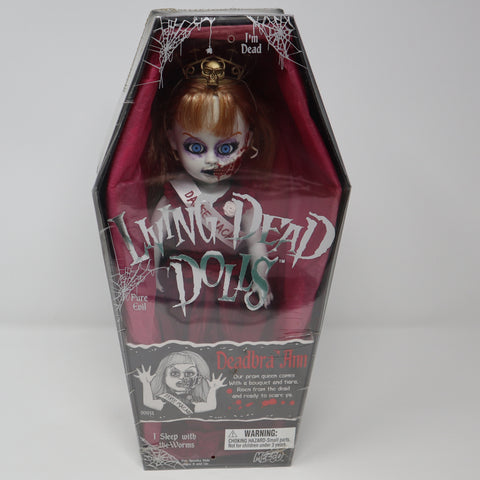 Vintage 2001 Mezco Toyz Living Dead Dolls Series 2 Deadbra Ann 10" Doll Complete Boxed Sealed Rare