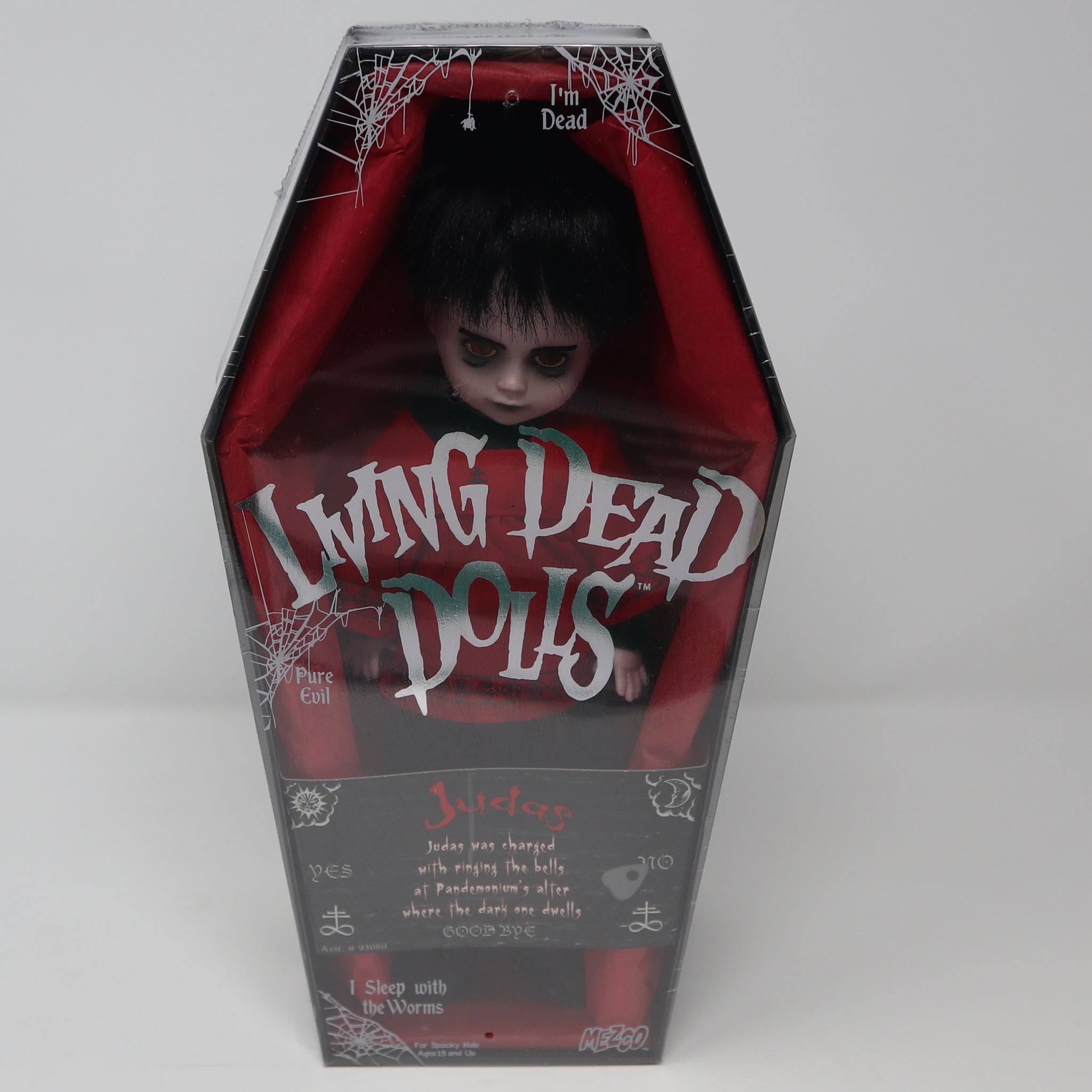2008 Mezco Toyz Living Dead Dolls Series 15 Judas 10" Doll Complete Boxed Sealed Rare