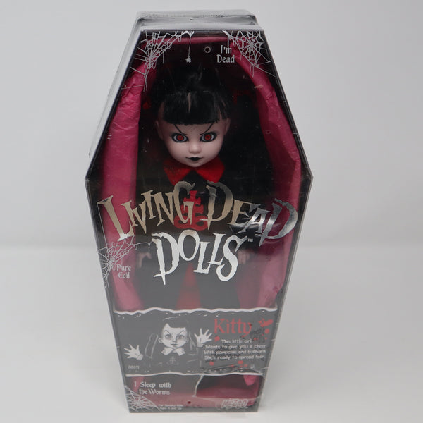 Vintage 2001 Mezco Toyz Living Dead Dolls Series 2 Kitty 10" Doll Complete Boxed Sealed Rare
