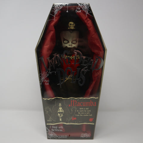 2002 Mezco Toyz Living Dead Dolls Series 4 Macumba 10" Doll Complete Boxed Sealed Rare