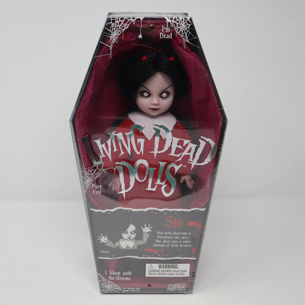 Vintage 2001 Mezco Toyz Living Dead Dolls Series 1 Sin 10" Doll Complete Boxed Sealed Rare