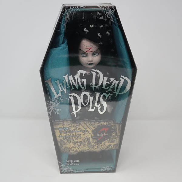 2004 Mezco Toyz Living Dead Dolls Series 7 Seven Deadly Sins Sloth (Bed Time Sadie) 10" Doll Complete Boxed Sealed Rare