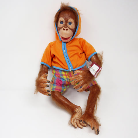 Ashton-Drake Galleries 'Jollie' Orangutan Poseable Toddler Child Doll Boxed Rare