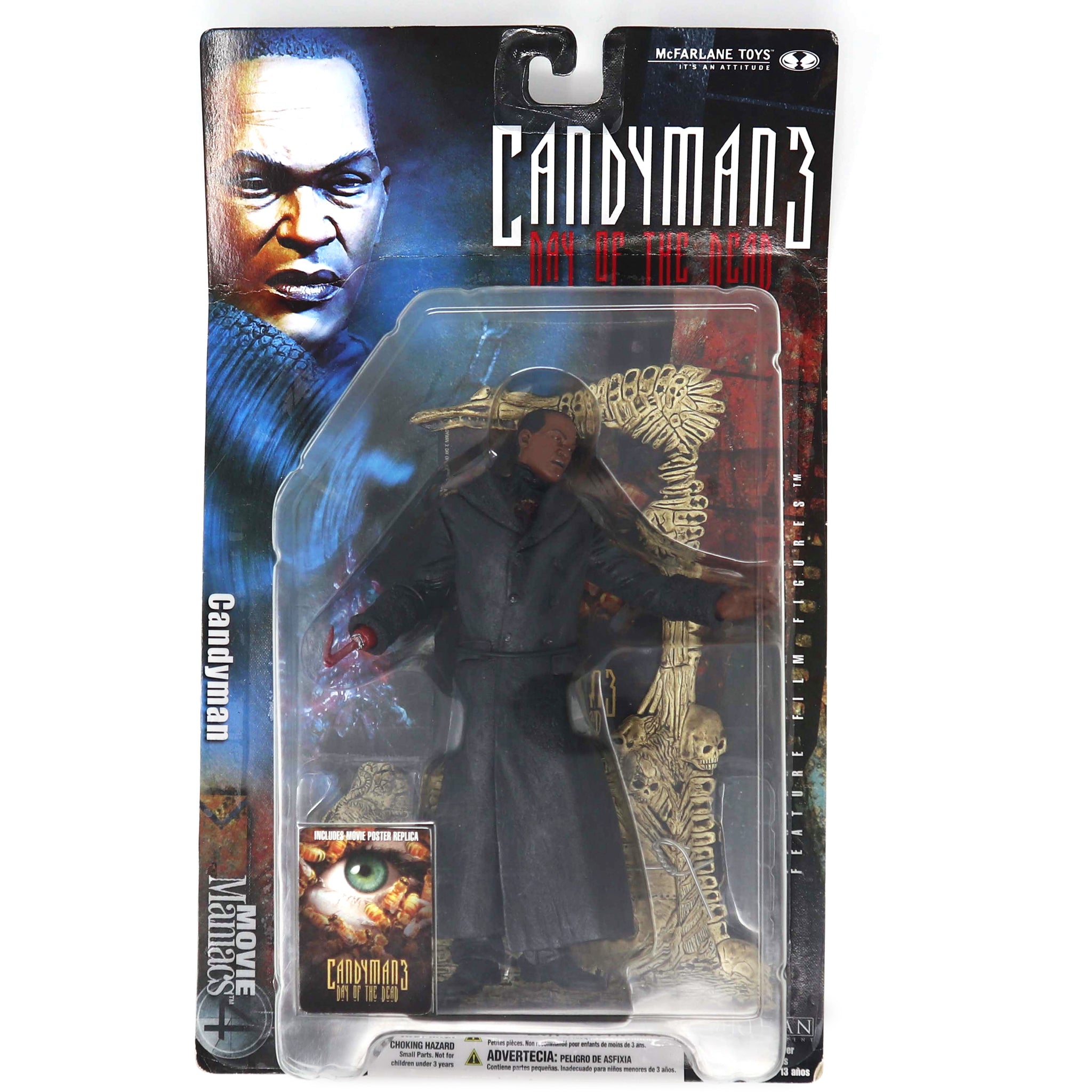 Vintage 2001 McFarlane Toys Movie Maniacs Candyman Day Of The Dead 7