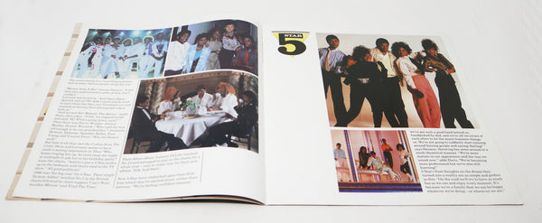 Vintage 1986 80s Five 5 Star Cadbury's Crunchie Tour '86 Concert Programme Program Book