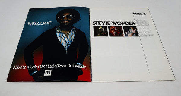 Vintage 1980 80s Stevie Wonder Hotter Than July At Wembley Arena Tour Concert Programme Program Book