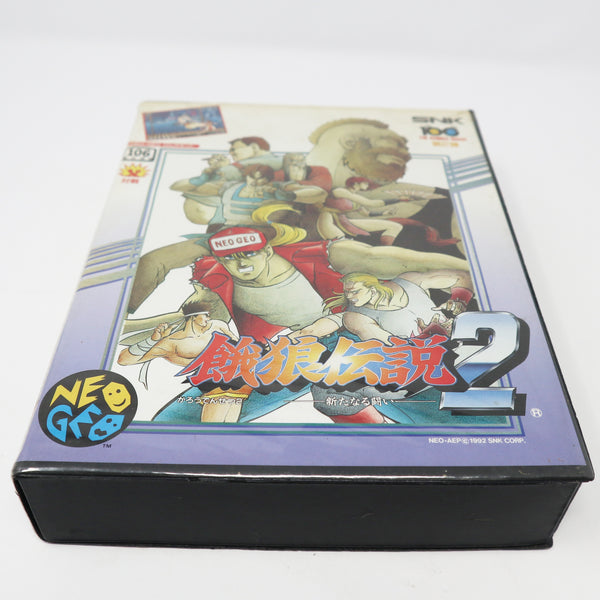 Vintage 1992 90s SNK Neo-Geo AES Fatal Fury 2 Video Game Japan