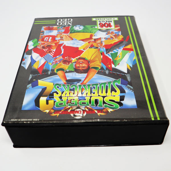 Vintage 1994 90s SNK Neo-Geo AES Super Sidekicks 2 Video Game Japan