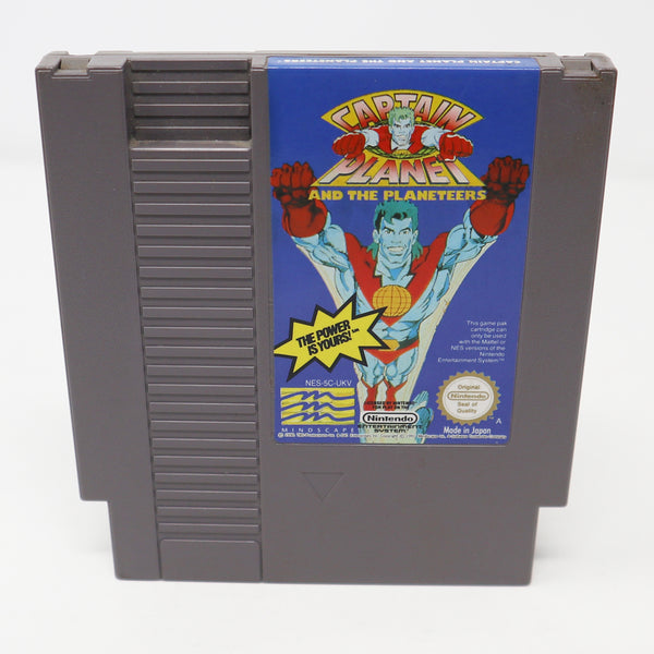 Vintage 1991 90s Nintendo Entertainment System NES Captain Planet and the Planeteers Video Game Pal A