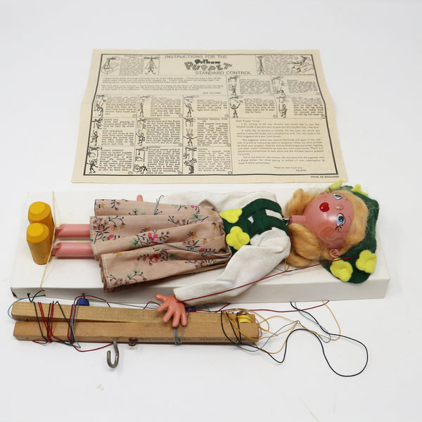 Vintage Pelham Puppets Tyrolean Girl SS5 (SS) Standard Stringed Hand Made Puppet Marionette Boxed