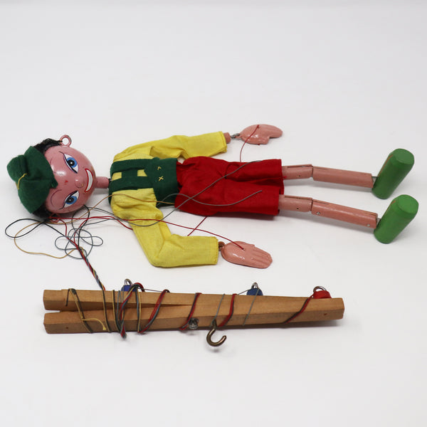 Vintage Pelham Puppets Tyrolean Boy (SS) Standard Stringed Hand Made Puppet Marionette Boxed
