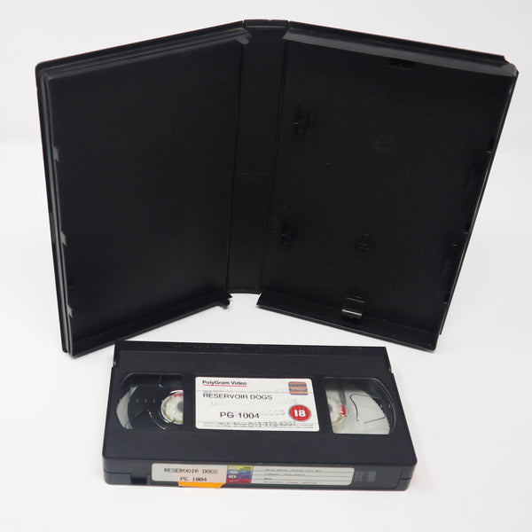 Vintage 1995 90s PolyGram Reservoir Dogs Original UK Version Uncut PAL VHS (Video Home System) Tape Rare Bigger Ex-Rental Version
