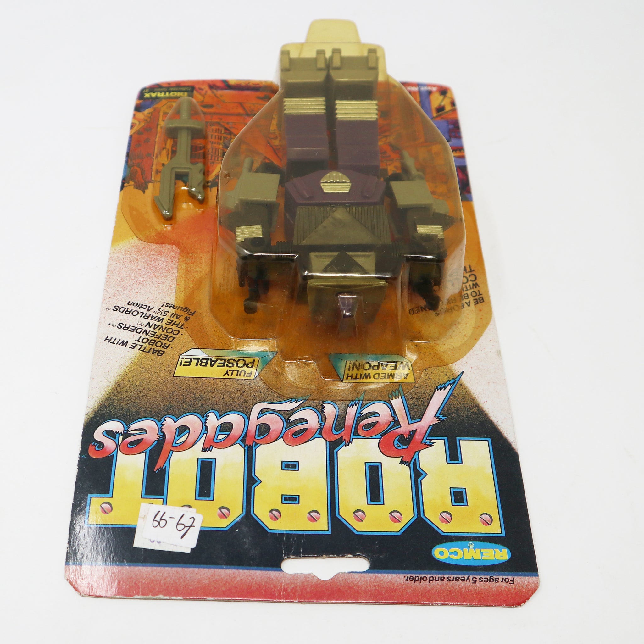 Vintage 1984 80s Remco Robot Renegades Diotrax - Collectible
