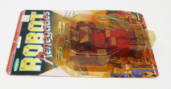 Vintage 1984 80s Remco Robot Renegades Wargor - Collectible Series - 35 Fully Poseable 5" Action Figure MOC Carded Sealed Rare