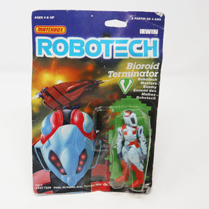 Vintage 1985 80s Matchbox Harmony Gold Robotech Bioroid Terminator Robotech Masters Enemy Action Figure MOC Carded Sealed