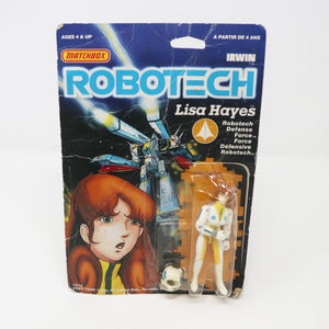 Vintage 1985 80s Matchbox Harmony Gold Robotech Lisa Hayes Robotech Defense Force Action Figure MOC Carded (Mostly Sealed)