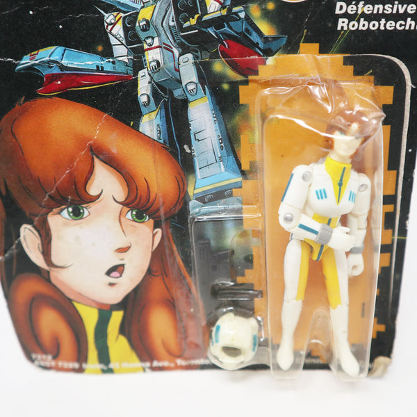 Vintage 1985 80s Matchbox Harmony Gold Robotech Lisa Hayes Robotech Defense Force Action Figure MOC Carded (Mostly Sealed)