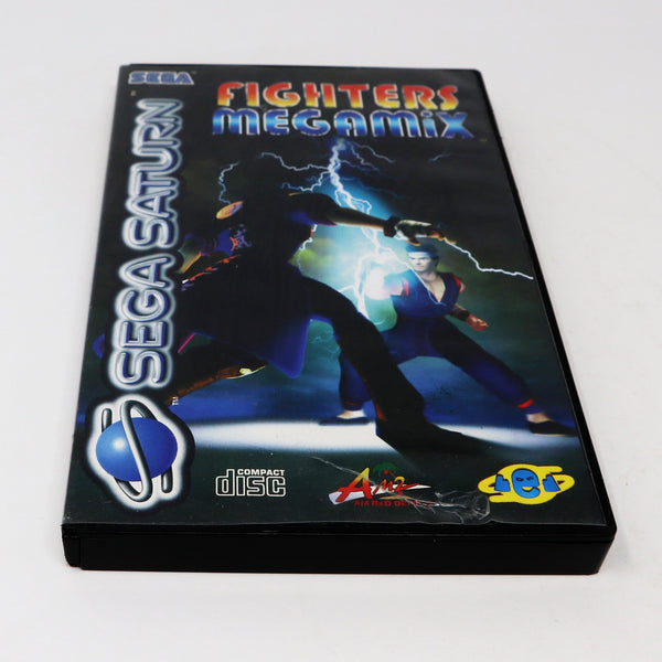 Vintage 1995 90s Sega Saturn Fighters Megamix Video Game PAL French Secam 2 Players