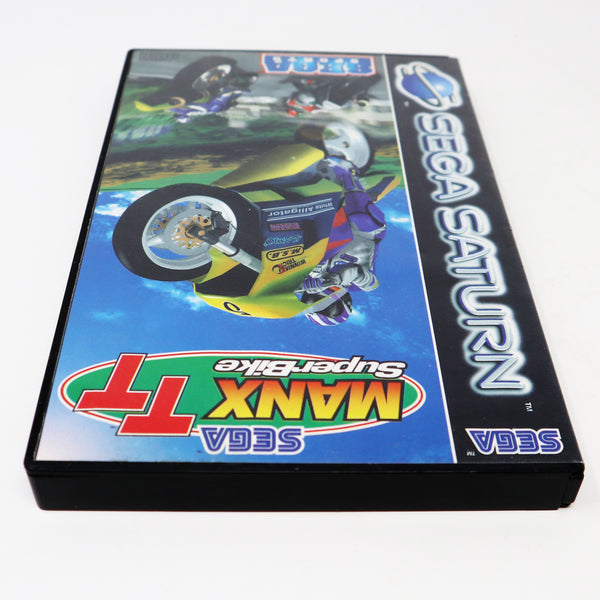 Vintage 1995 90s Sega Saturn MANX SuperBike TT Video Game PAL French Secam 1-2 Players