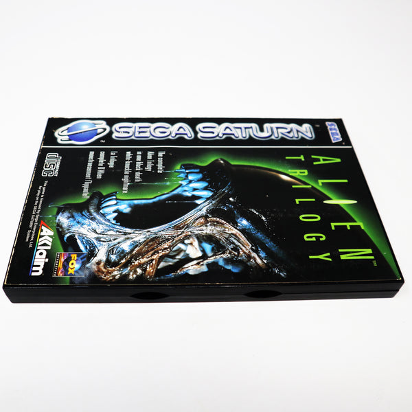 Vintage 1996 90s Sega Saturn Alien Trilogy Video Game PAL French Secam 1 Player