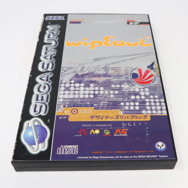 Vintage 1995 90s Sega Saturn Wipeout Video Game PAL French Secam 1 Player