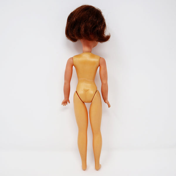 Vintage 1960s Pedigree Made In England Sindy Very First Sindy & Weekenders Outfit Rare HTF Elastic Headband + Stand Beautiful Brunette