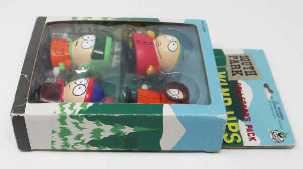 Vintage 1998 90s Comedy Central South Park Collector's Pack Wind Ups 4-Piece Set Boxed