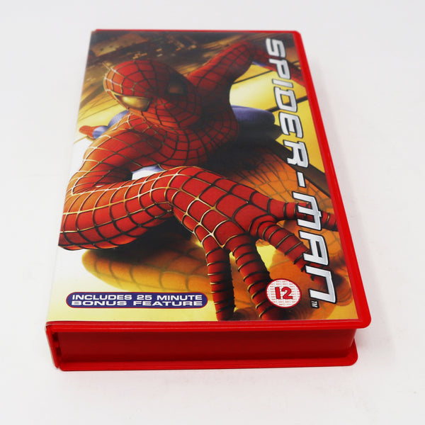 2002 Columbia Pictures Spider-Man Spiderman Tobey Maguire Kirsten Dunst Willem Dafoe PAL VHS (Video Home System) Tape Sealed Rare