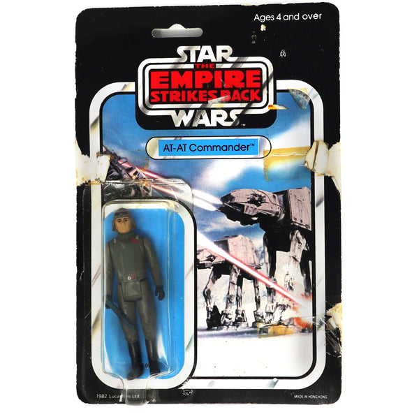 Vintage 1982 80s Palitoy Star Wars The Empire Strikes Back AT-AT Commander Action Figure Carded MOC (Opened & Resealed)