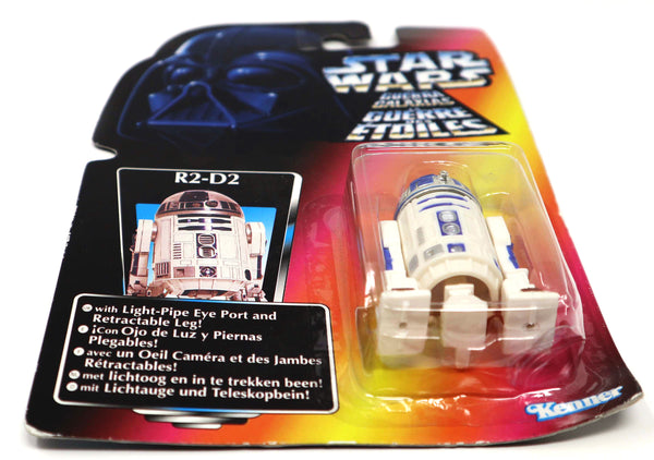 Vintage 1995 90s Hasbro Tonka Kenner Star Wars Power Of The Force POTF R2-D2 Action Figure Carded MOC