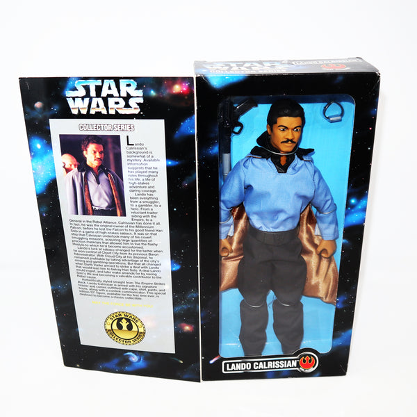 Vintage 1996 90s Hasbro Kenner Star Wars Collector Series Lando Calrissian Fully Poseable 12" Action Figure Boxed Sealed MISB