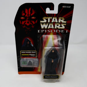 Vintage 1998 90s Hasbro Star Wars Episode I Collection 2 Darth Sidious Talking Action Figure Carded MOC