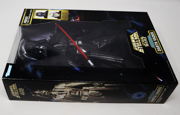 Vintage 1998 90s Hasbro Kenner GIG Star Wars Collector Series Electronic Darth Vader Fully Poseable 12" Action Figure Boxed Sealed MISB Italy