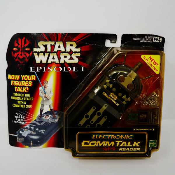 Vintage 1999 90s Hasbro Star Wars Episode I Electronic CommTalk Reader For Talking Action Figures Carded MOC