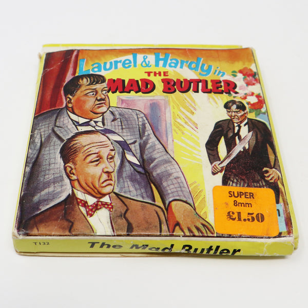Vintage Mountain Home Movies Super 8mm Laurel & Hardy In The Mad Butler T132 Film Movie Reel Boxed