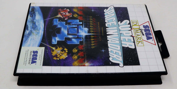 Vintage 1991 90s Sega Master System Sega From Domark Super Space Invaders Cartridge Video Game Pal 2 Players