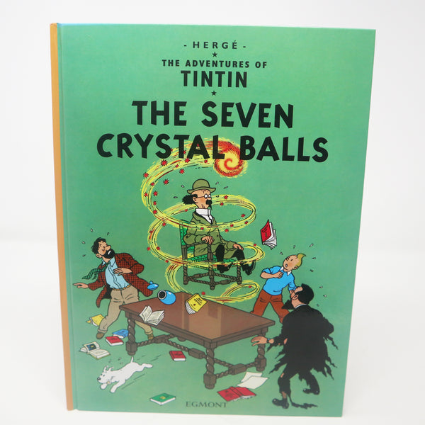 2011 Egmont Herge - The Adventures Of Tintin - The Seven Crystal Balls Comic Strip Story Hardback Book Reprint
