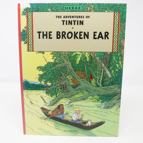 2011 Egmont Herge - The Adventures Of Tintin - The Broken Ear Comic Strip Story Hardback Book Reprint