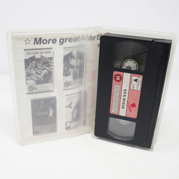 Vintage Entertainment In Video Jean-Claude Van Damme Kick Boxer Kickboxer PAL VHS (Video Home System) Tape