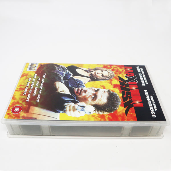 Vintage 1996 90s Columbia Tristar Home Video Jean-Claude Van Damme Natasha Henstridge Maximum Risk PAL VHS (Video Home System) Tape
