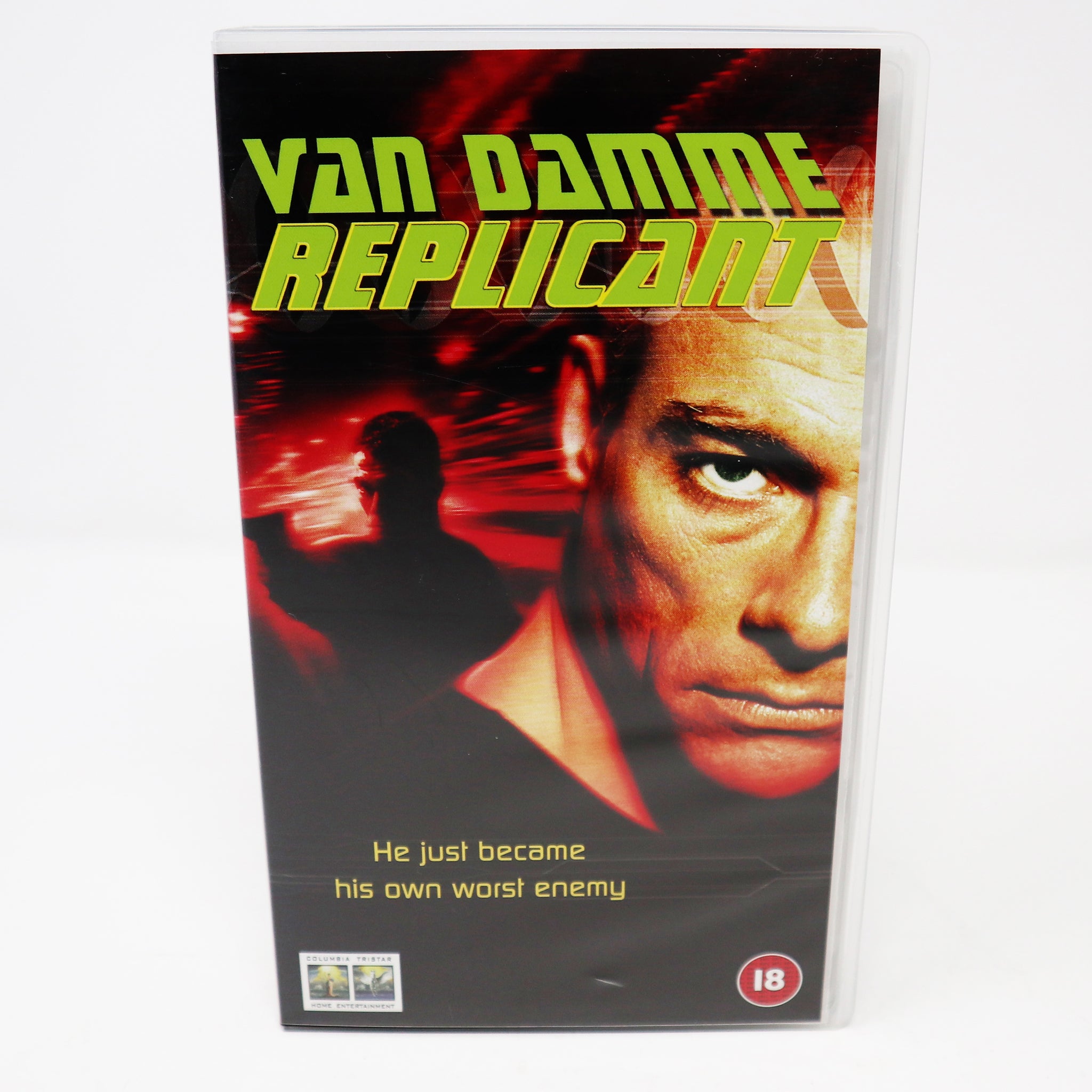Vintage 2002 Columbia Tristar Home Video Jean-Claude Van Damme Replicant PAL VHS (Video Home System) Tape